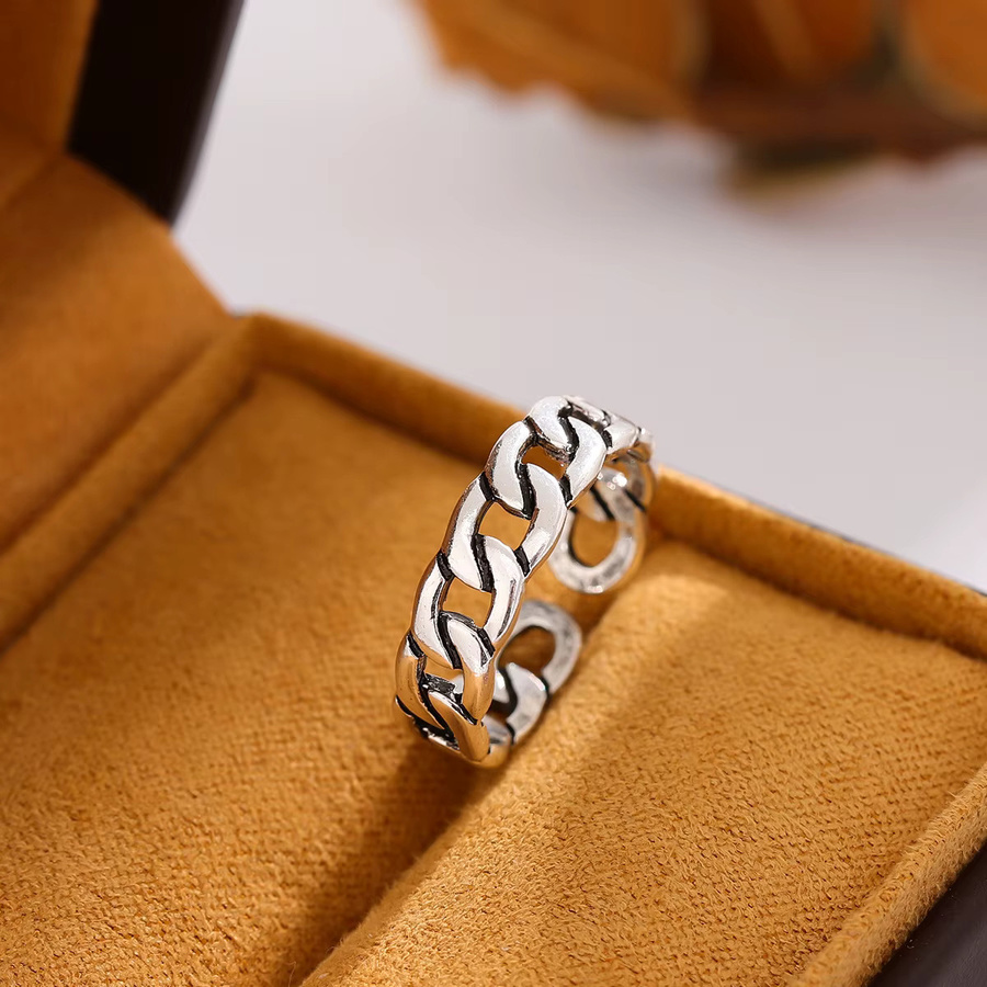 GaGa-Duck Ring, 925 Silber, Geflochten, Vintage - Bild 2