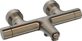 Hansa Duscharmatur Hansaprisma mit Thermostat zur Wandmontage in Bronze gebürstet - Bild 1