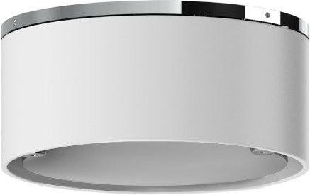 Top Light Puk Mini One 2 Deckenleuchte in Weiß matt und Chrom mit mattiertem Glas - Bild 1