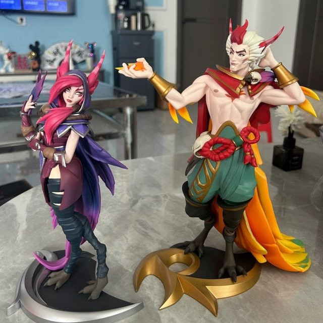 Bandai League of Legends Xayah & Rakan Actionfiguren, Set / Bundle - Bild 1