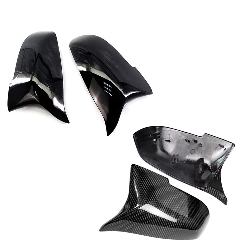 MAKIXISO Rückspiegel Abdeckkappen in Carbon Look Schwarz für BMW 5 6 7 Serie F10 F11 F18 F07 F12 F13 F06 F01 F02 LCI - Bild 4