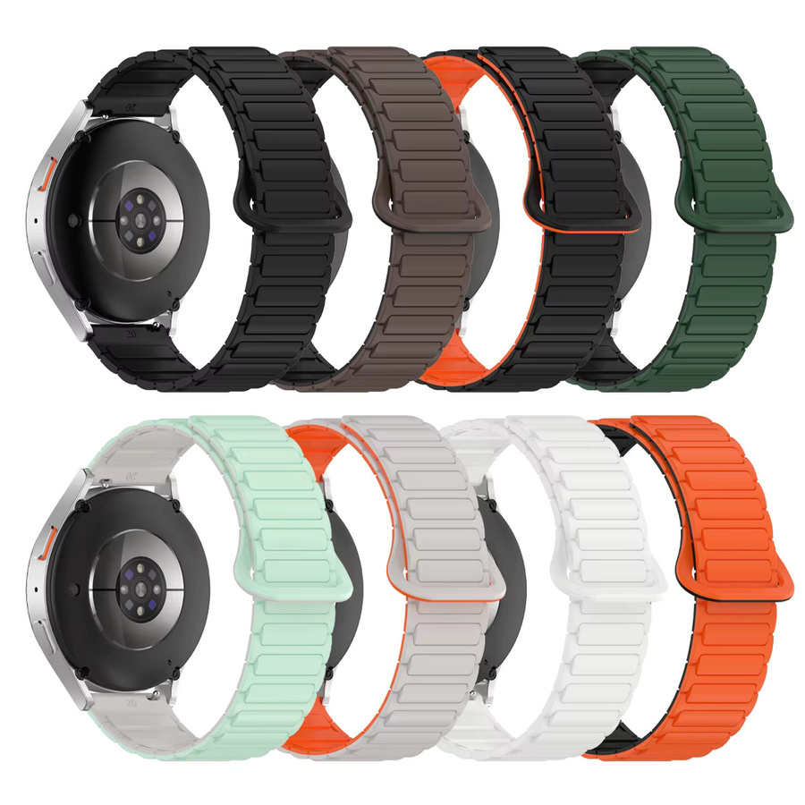 Amazfit Uhrenarmband Silikon, Magnetarmband, Schwarz, Unisex - Bild 2