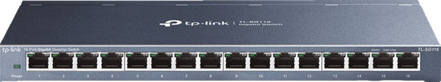 TP-Link TL-SG116 Gigabit Ethernet Switch in Schwarz - Bild 1