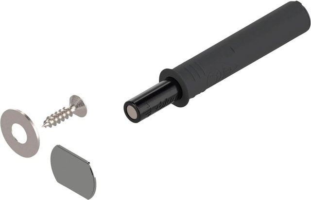 Blum Türöffner Tip On 956.1004 Kurzversion mit Magnet in Carbonschwarz - Bild 1