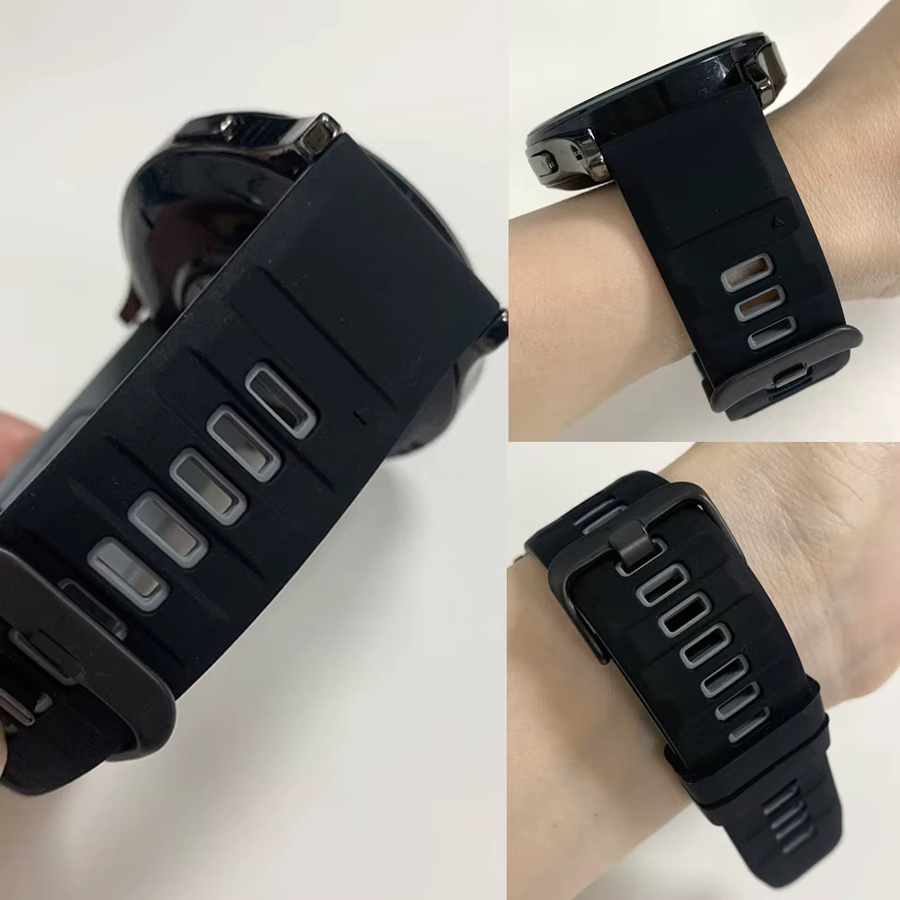 Polar Uhrenarmband Silikon, 22 mm, Schwarz - Bild 2