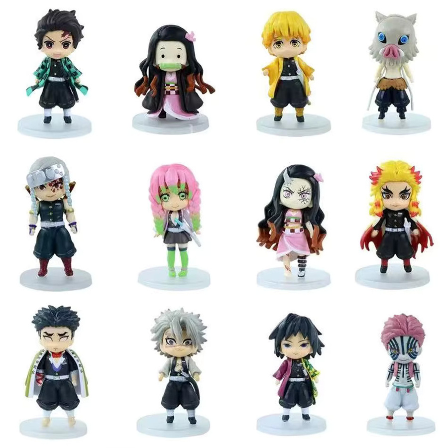 Bandai Demon Slayer Kimetsu No Yaiba Kamado Tanjirou Agatsuma Zenitsu Nezuko, Actionfigur, Einzelfigur, PVC - Bild 4