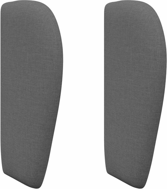 vidaXL Kopfteil Ohr Dunkelgrau mit Stoffbezug, B/H/T: 40 x 23 x 6 cm - Bild 1