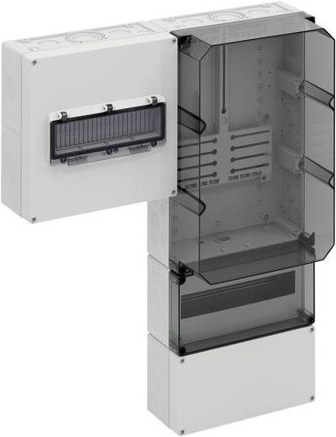 Spelsberg ZVi 7560 Zählerschrank in Weiß mit transparentem Aufbau - Bild 1