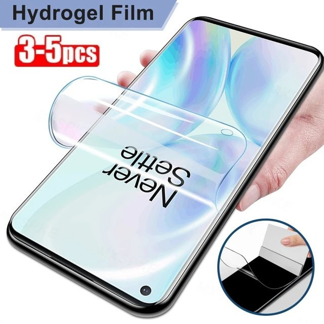 Hydrogel Displayschutzfolie für OnePlus 12, 12R, 11, 11R, 10, 10T, Ace 2 Pro, Nord CE 4, 3, 2 Lite, N30, N20 in Transparent - Bild 1