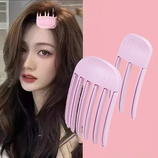 Haarnadel Haarwurzel-Clip, Rosa, Windform Kamm - Bild 1