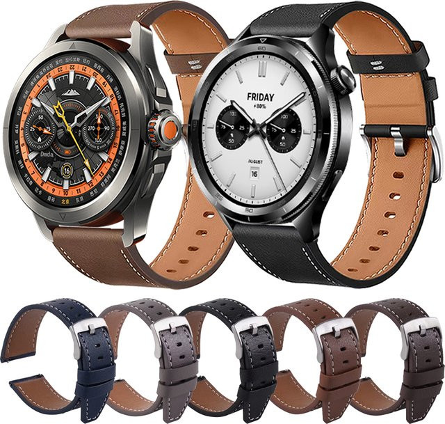 Xiaomi Uhrenarmband Leder, 22 mm, Multicolor, Unisex - Bild 1