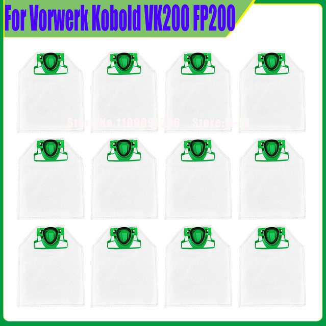 Vorwerk Kobold Ersatz-Staubbeutel-Kit mit Premium Filtern in Weiß für VK200 und FP200 Staubsauger - Bild 1