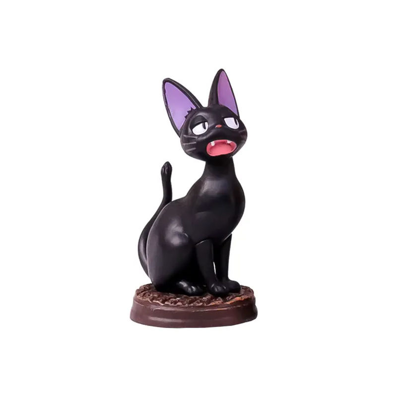 Bandai Jiji Schwarze Katze Figur aus PVC für Fans von Hayao Miyazaki, schwarze Actionfigur als Dekoration und Spielzeug - Bild 2