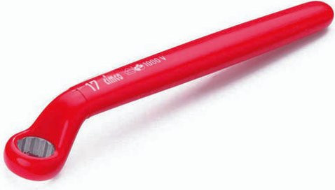 Cimco Einringschlüssel aus Chrom-Vanadium-Stahl in Rot, Schlüsselweite: 19 mm - Bild 1