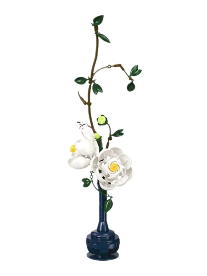 SEMBO BLOCK Blumen-Bausteine, Rosen-Topf-Modell, Bunt / Mehrfarbig - Bild 6