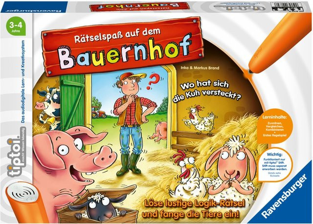 Ravensburger tiptoi Lernspiel Bauernhof ab 3 Jahren - Bild 1