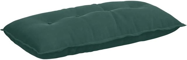vidaXL Rückenkissen aus Cordstoff in Dunkelgrün, B: 100 cm, H: 50 cm - Bild 1