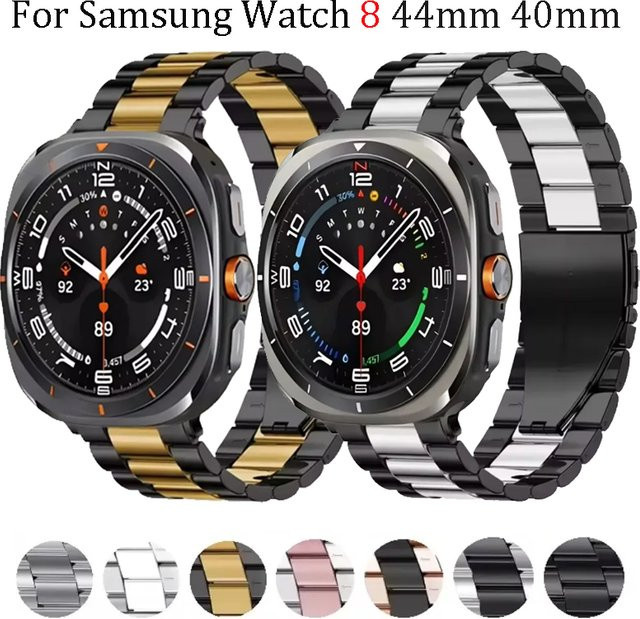 Uhrenarmband Edelstahl, Faltschließe, Samsung Galaxy Watch, Unisex - Bild 1