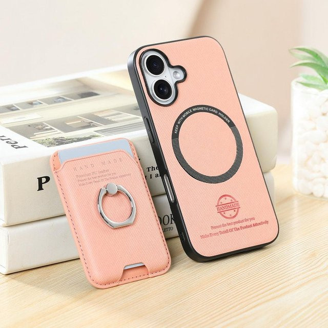 Honor 2 in 1 Luxus Hülle für Honor 400 Lite, Honor 200 und Honor 400 mit abnehmbarem Leder-Funda und Magnet-Kartenabdeckung, Rosa - Bild 1