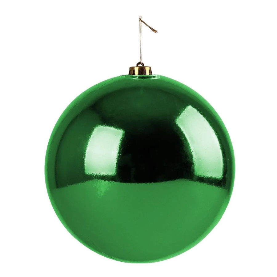 Lex Christbaumkugel Grün Glänzend Durchmesser: 20 cm - Bild 2