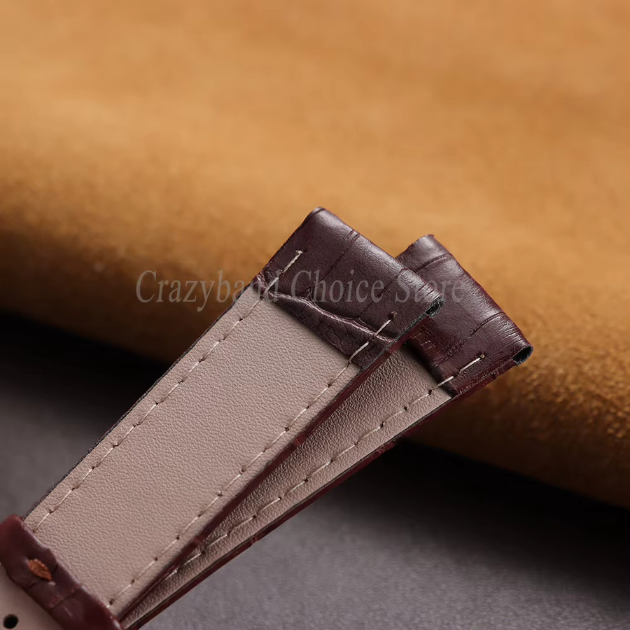 crazyband Uhrenarmband Leder, schwarzbraun, Unisex - Bild 3