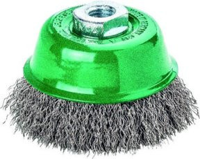 Lessmann Topfbürste aus V4A Edelstahl M14 gewellt 65 x 0,3 mm - Bild 1