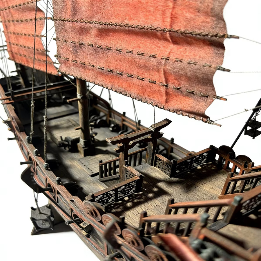 AT 99 MODEL Königin Elizabeth Segelschiff-Montagemodell, 1:96, statischer Modellbausatz - Bild 3