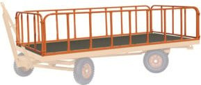 VARIOfit 4 Stahlrohrwände für Ladefläche in Orange aus Stahl - Bild 1