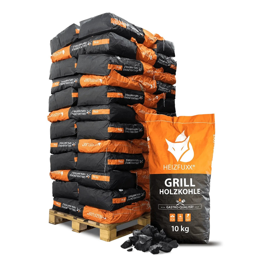 Heizfuxx Grillholzkohle in Gastro-Qualität, 360 kg Palette (36 x 10 kg) - Bild 2