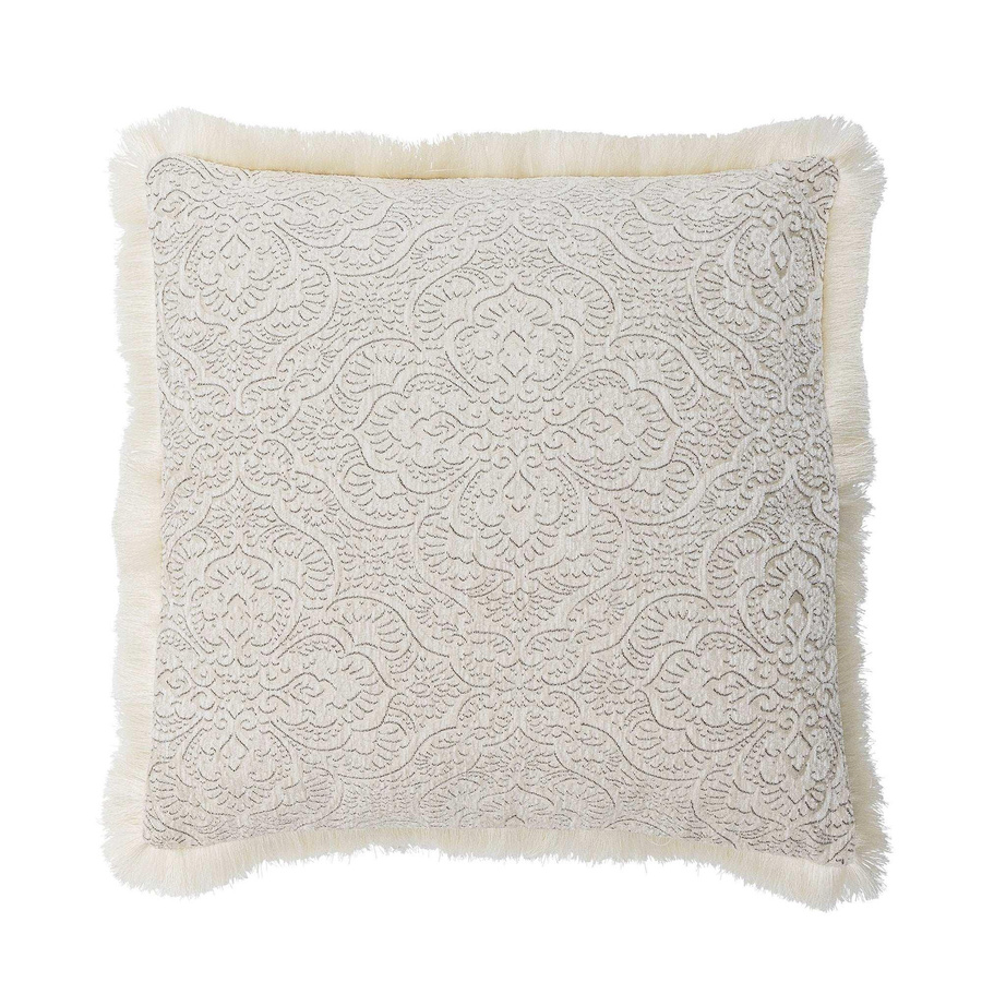 Bloomingville Kissen Cabrie in Beige, quadratisch, B/B/H: 50 x 50 x 50 cm - Bild 1