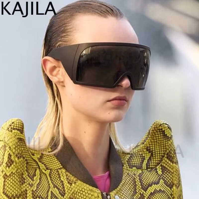 Sharif Sonnenbrille, Vollrand, Schwarz, Unisex, Kunststoff - Bild 4