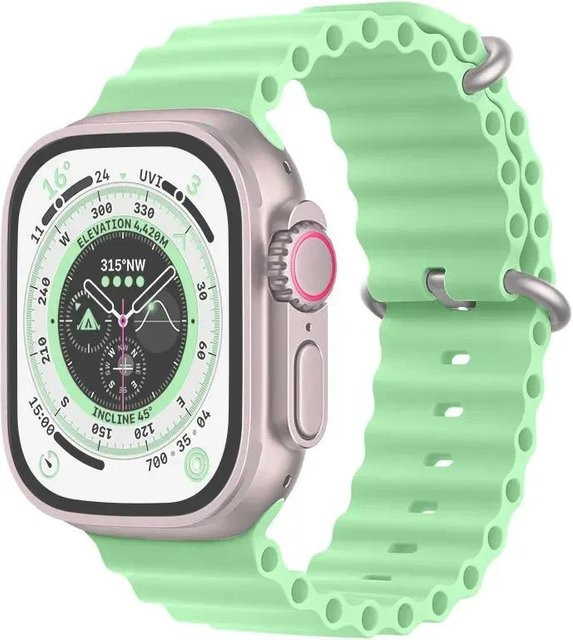 yunfook Uhrenarmband Silikon, Grau, Unisex - Bild 1