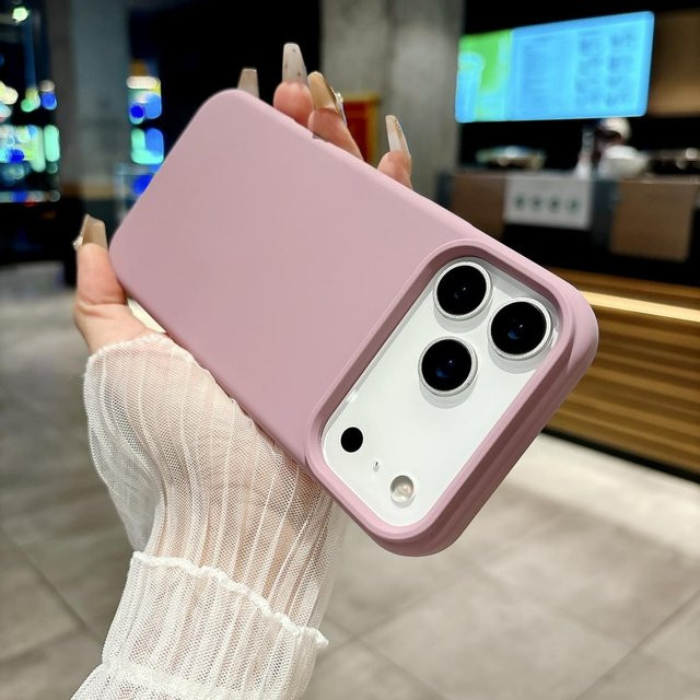 Apple iPhone 17 Serie Handyhülle aus flüssigem Silikon in fluoreszierender Candy-Farbe, stoßfest und bunt - Bild 1