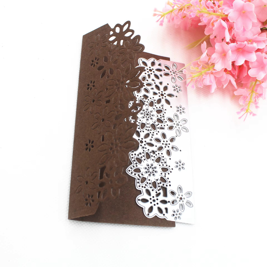 Lisegues Metall-Stanzformen Umschlag aus Kohlenstoffstahl in Silber/Grau für Scrapbooking und Kartenherstellung - Bild 4