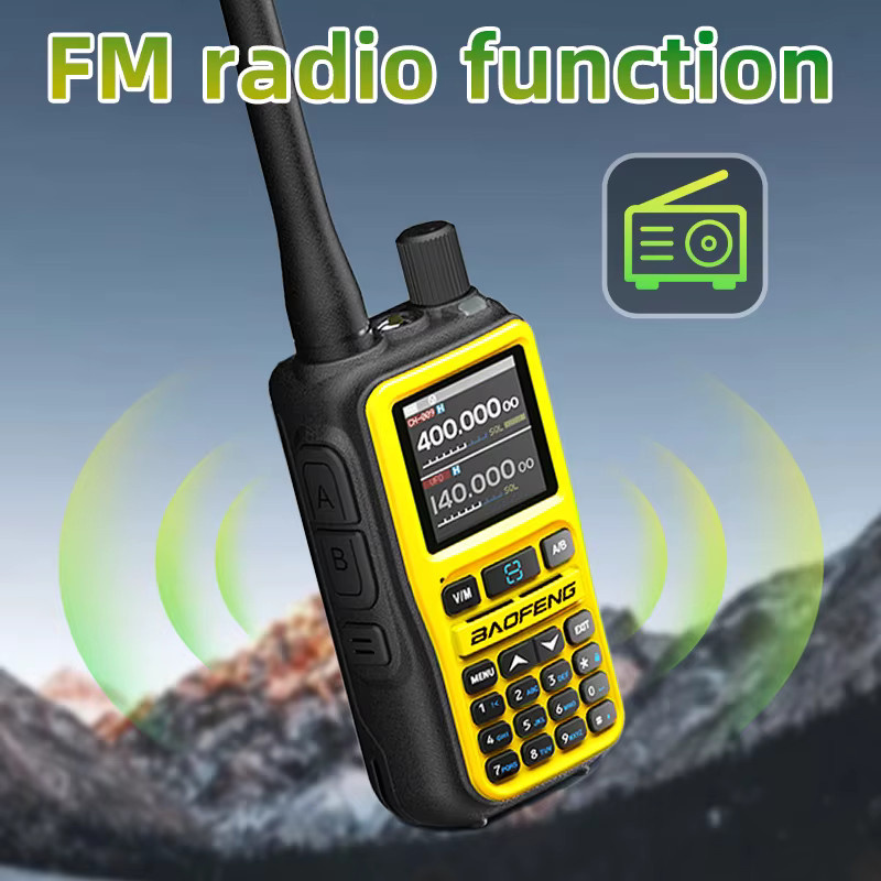 Baofeng UV-5R Mini Walkie Talkie Set mit Bluetooth und USB-C Ladegerät in Schwarz oder Grau - Bild 5
