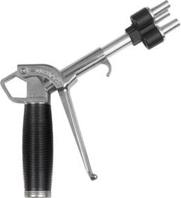 Riegler Hochleistungs-Blaspistole Typhoon mit Multijet-Düse in Silber aus Aluminium, Anschluss G 1/4 innen - Bild 1