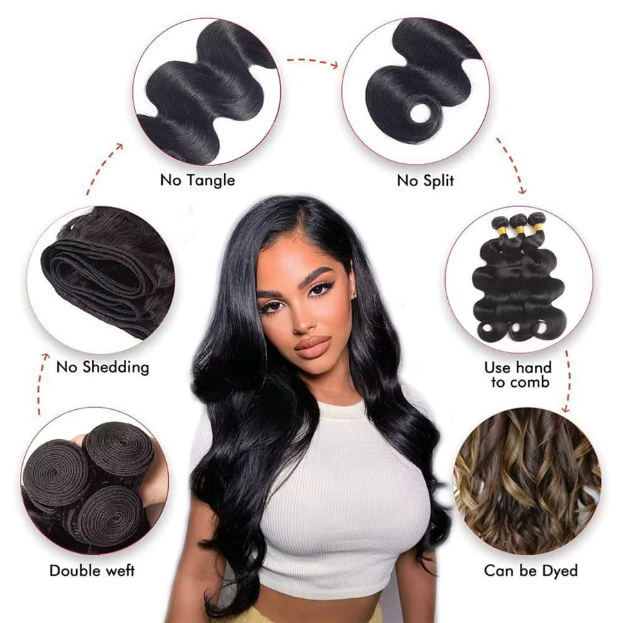 Newmi Wellen Haarsträhnen, 100g, Unisex - Bild 6