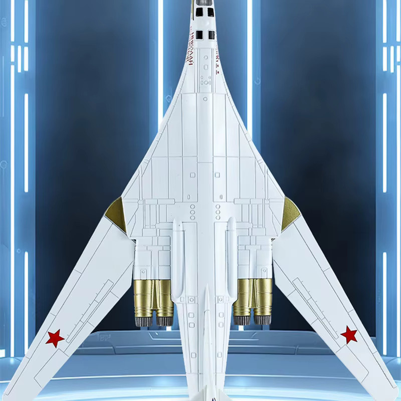Muwanzhi White Swan Tu-160 Strategischer Bomber, Metall, mit Sound und Licht - Bild 3