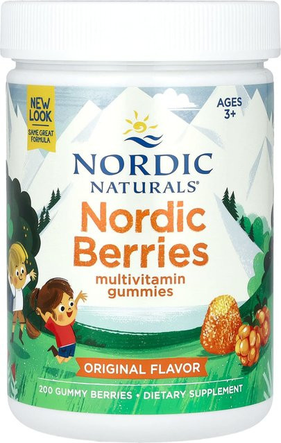 Nordic Naturals Multivitamin-Gummibärchen Nordische Beeren vegan 200 Stück - Bild 1