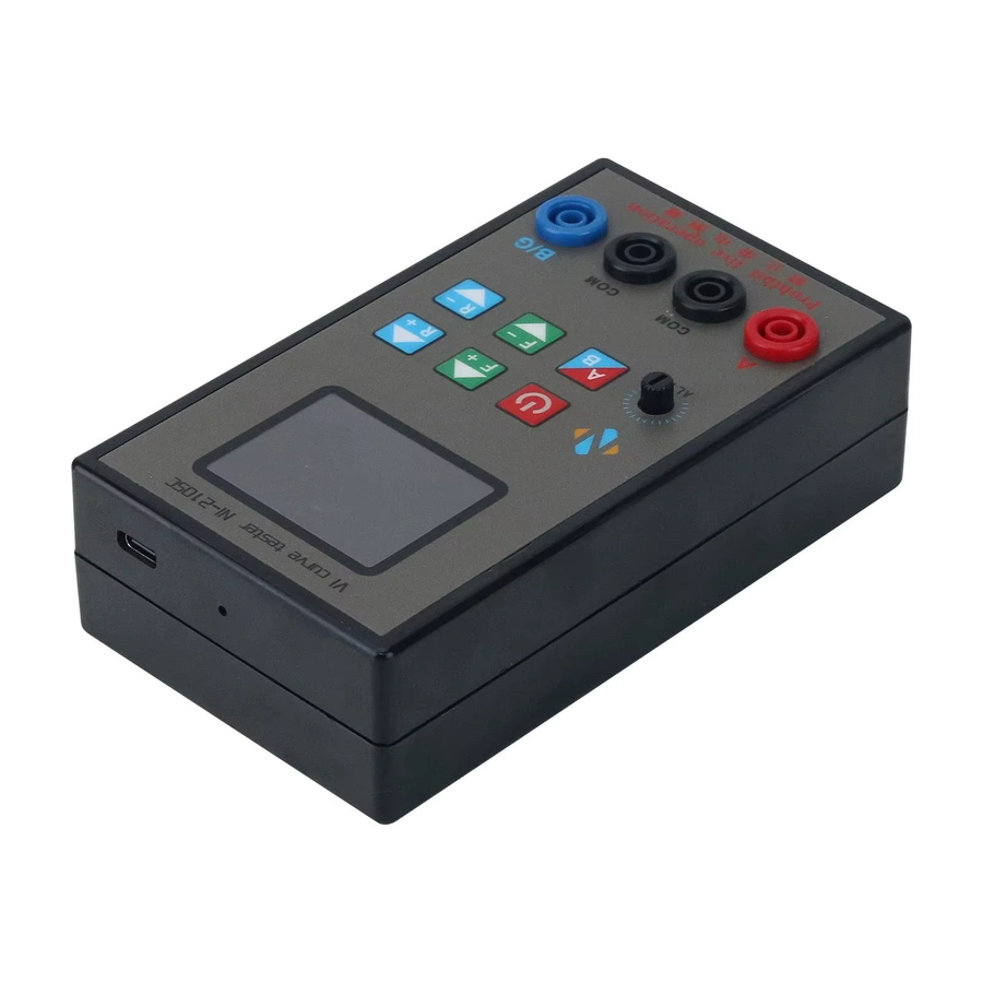 Tragbarer cmaos NI-210SC Zweikanal-VI-Kurventester in Schwarz mit 18 einstellbaren Frequenzstufen - Bild 4
