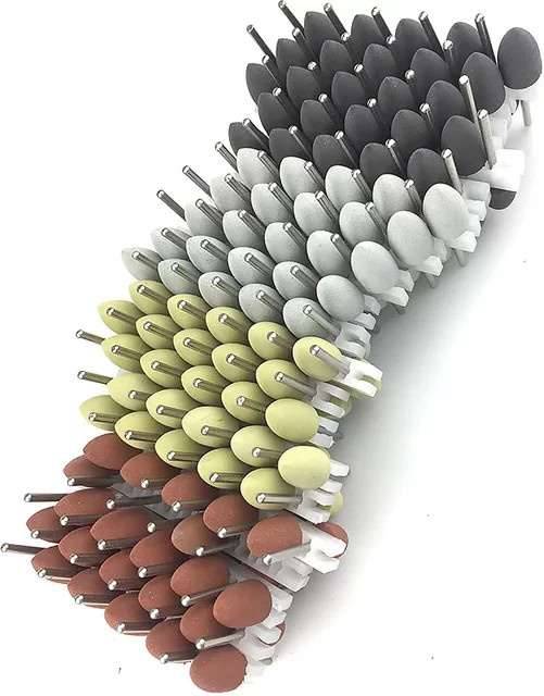 GREATLH Dental Polierer Zubehör Kit, 50 Teile, Silikon Gummi Polierer Bohrer - Bild 1