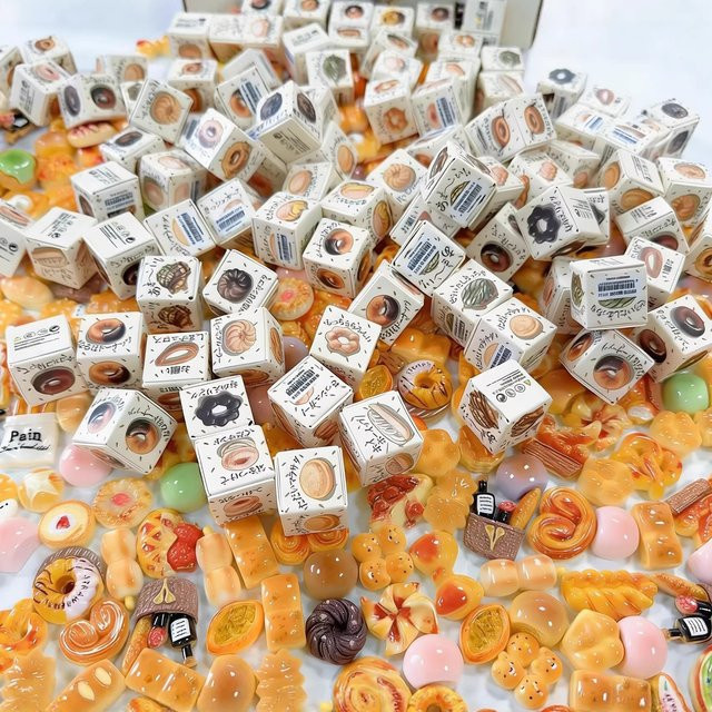Potdemiel Mini-Brot-Puppe, Miniatur-Requisiten, Lebensmittel-Spielzeug, Bunt / Mehrfarbig - Bild 1