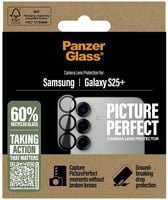 PanzerGlass Kameraschutz Schutzfolie für Samsung Galaxy S25+ in Schwarz und Transparent - Bild 1