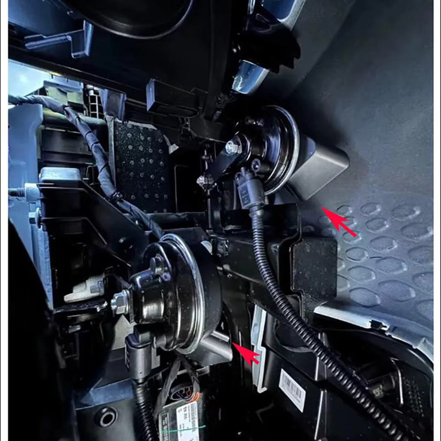 Auker Auto Schnecke Horn Lautsprecher Hochtöner mit Bass und Wasserdichtigkeit in Schwarz für Cupra Tavascan 2024-Pre Zubehör - Bild 2