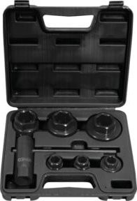 KS Tools Schneideisen-Adapter-Satz, 8-teilig, schwarz - Bild 1