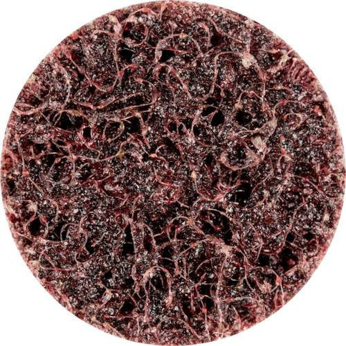 PFERD COMBIDISC harte Vliesronde CD für Feinschliff und Finish, Durchmesser: 25 mm, Farbe: Rot/Braun - Bild 1