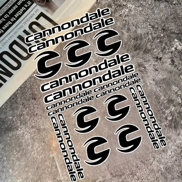 C-CANNONDALE Vinyl Aufkleber für Auto, Motorrad und Laptop in Schwarz - Bild 1
