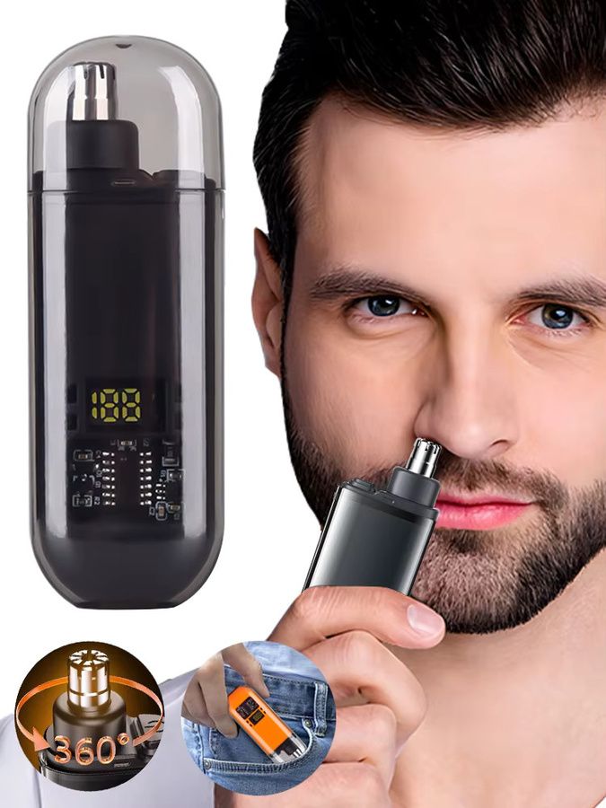 raugee Nasenhaarschneider für Herren, USB-Trimmer, wiederaufladbar - Bild 6