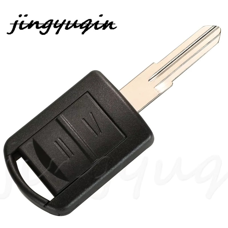 Jingyuqin Auto Fernbedienung Schlüssel für Opel Vauxhall Corsa C 2001-2007, 433MHz ID40 Chip 5WK48668 5WK48669 U100/43/46 YM28, Schwarz - Bild 2