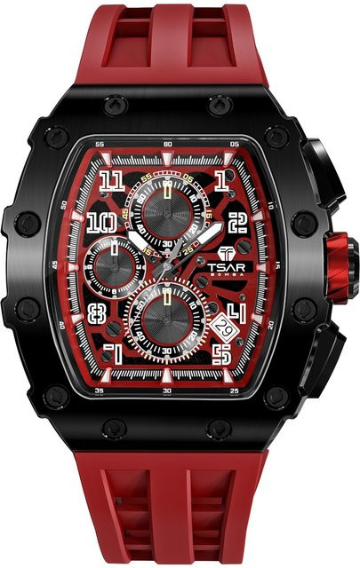 Tsar Bomba Chronograph, Quarz, Edelstahl, 44 mm, Silikon, Herren - Bild 1